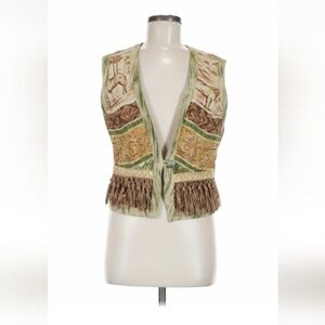 Howard Wolf Decorative Rayon Vest Size 8 Good Condition